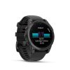 Garmin 010-03025-01 fenix E AMOLED (47mm) szilikon pántos fekete okosóra