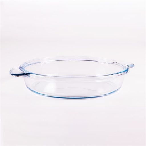 BORCAM kerek hőálló üvegedény fogóval 1.850ml, 390*256*54mm