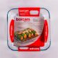BORCAM négyzetes hőálló üvegedény fogóval 3.200ml, 318*283*60mm