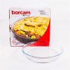 BORCAM kerek bordázott hőálló üvegedény 1.720ml, 260*45mm