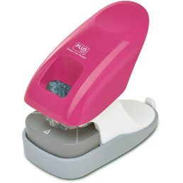   Plus Japan asztali kapocsmentes pink tüző- és lyukasztógép