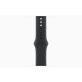Apple Watch S10 GPS (46mm) kozmoszfekete alumínium tok, fekete sportszíj (M/L) okosóra
