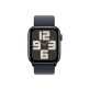 Apple Watch SE2 v3 GPS (44mm) éjfekete alumínium tok, tinta sportszíj okosóra