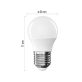 Emos ZQ6E43 Classic Mini Globe E27/6,5 W(60 W)/806 lm /természetes fehér LED izzó
