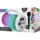   BigBen 2809250 Party Lite vezeték nélküli világító fehér Bluetooth hangszóró mikrofonnal