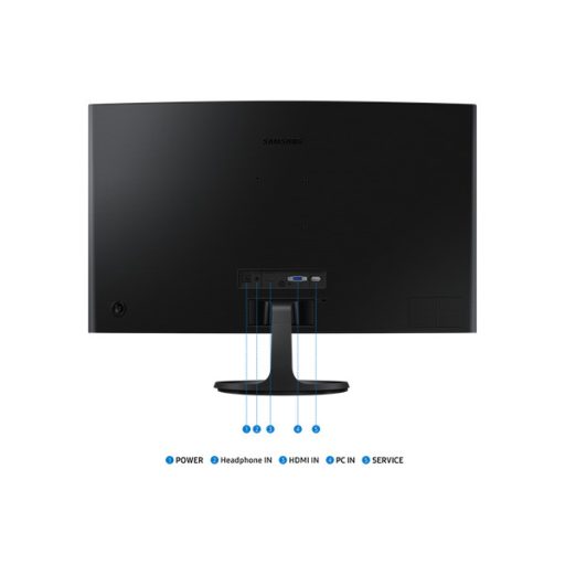 Samsung 27" LS27D360GAUXEN FHD VA 100Hz VGA/HDMI ívelt monitor