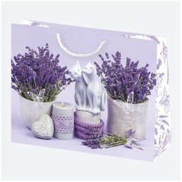   IRIS ajándéktasak, különböző színekben és mintákkal, 380x290x100 mm