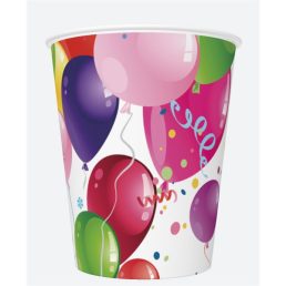   IRIS Daisy papírpohár, 250 ml, különböző színekben és mintákkal, 8db/csomag