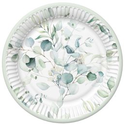   IRIS Everyday papír tányérok 18,8 cm átmérőjű, 8db/csomag különböző színekben és mintákkal