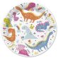 IRIS Everyday papír tányérok 18,8 cm átmérőjű, 8db/csomag különböző színekben és mintákkal