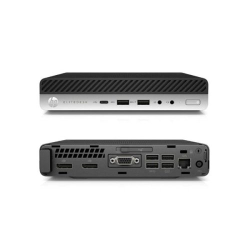 HP EliteDesk 800 G4 Micro/i5-8500/16GB/512GB SSD/Win Pro COA/fekete asztali számítógép (Használt A+,felújított)