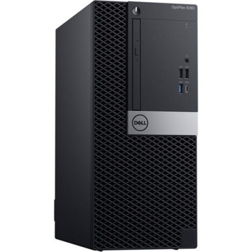 Dell Optiplex 5060 MT/i5-9500/16GB/512GB SSD/Win Pro COA/fekete asztali számítógép (Használt A+,felújított)