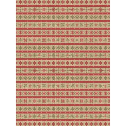 IRIS Karácsonyi tekercses KRAFT csomagolópapír,  200x70cm, különböző mintákkal, 60g/m2