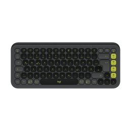  Logitech POP Icon Keys US vezeték nélküli grafitszürke/zöld billentyűzet