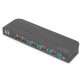 DIGITUS DS-12890 Full HD 4K 60Hz 4 port HDMI/Displayport KVM Switch
