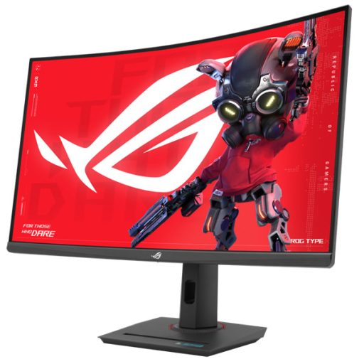 ASUS 31,5" ROG Strix XG32WCS QHD Fast VA 180Hz HDMI/DP/USB-C fekete ívelt gamer monitor