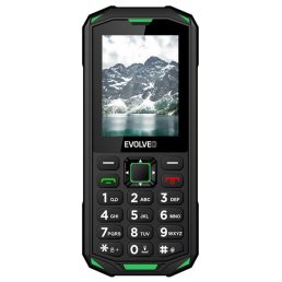   EVOLVEO Strongphone X5 2,4" DualSIM fekete/zöld mobiltelefon