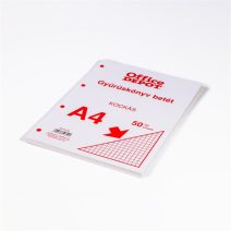 A4 kockás gyűrűskönyv betétek