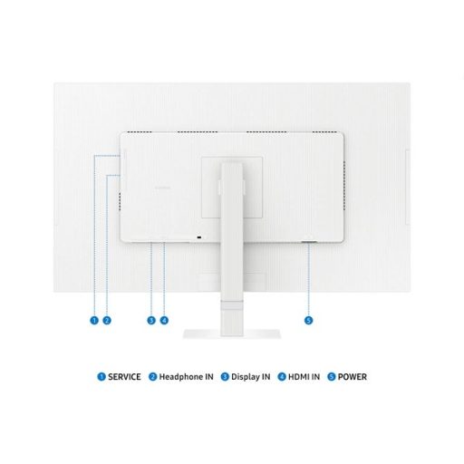 Samsung 32" LS32D701EAUXEN ViewFinity S7 4K UHD VA HDMI/DP fehér monitor