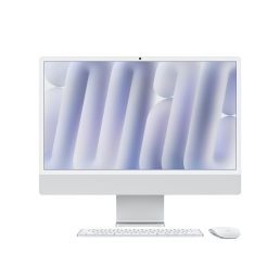   Apple iMac 24"4,5K Retina/M4 chip 8 magos CPU és GPU/16GB/256GB SSD/ezüst All-in-One asztali számítógép