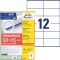 Avery 6175-65 105x48 mm univerzális 50+15 lap 780 db-os etikett