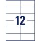  Avery 6175-65 105x48 mm univerzális 50+15 lap 780 db-os etikett