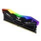 Teamgroup 32GB 6400MHz DDR-5 T-Force Delta (Kit! 2db 16GB) (FF3D532G6400HC40BDC01) fekete memória