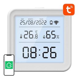   GOSUND S6 Intelligens hőmérséklet- és páratartalom-érzékelő Wi-Fi (LCD kijelző, háttérvilágítás)