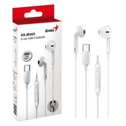   Genius HS-M365 USB-C vezetékes fehér mikrofonos fülhallgató