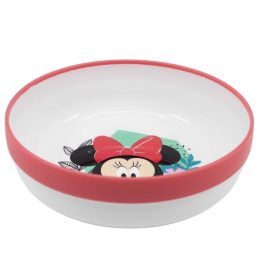 IRIS Licenc Minnie csúszásgátlós műanyag mélytányér