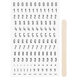 Heyda Numbers simítható matricacsomag