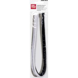   Knorr Prandell 6 mm 10 db/csomag fekete-fehér zsenília drót