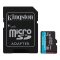 Kingston 1024GB SD micro Canvas Go! Plus (SDXC Class 10 UHS-I U3) (SDCG3/1TB) memóriakártya adapterrel