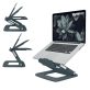 Leitz Ergo állítható magasságú és dőlésszögű sötétszürke laptopállvány