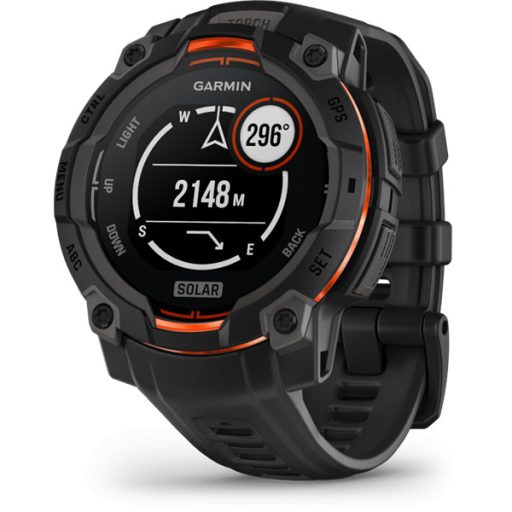 Garmin Instinct 3 45mm Solar fekete okosóra