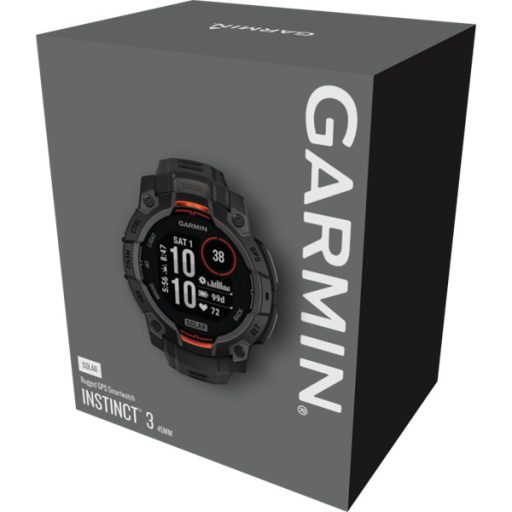 Garmin Instinct 3 45mm Solar fekete okosóra