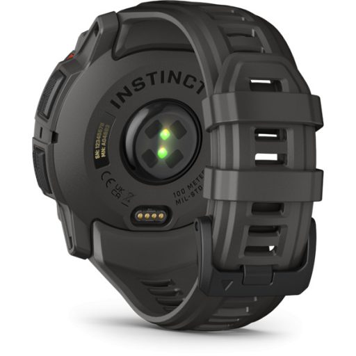 Garmin Instinct 3 50mm Solar fekete sötétszürke szíjjal okosóra