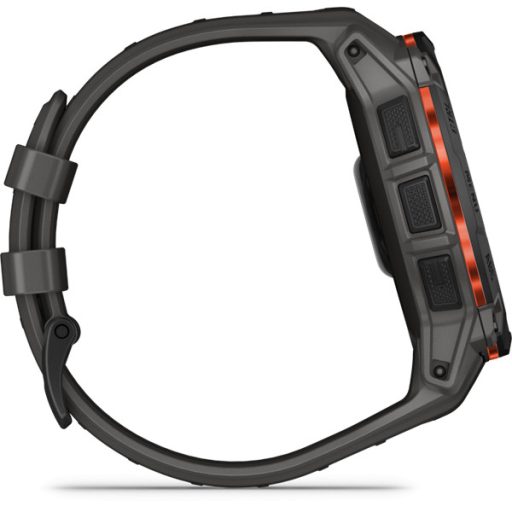 Garmin Instinct 3 50mm Solar fekete sötétszürke szíjjal okosóra