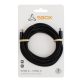 Sbox TYPEC-2-B 2m 60W Type-C fekete adat- és töltőkábel
