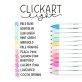 Zebra ClickArt nyomógombos 12 db-os filctoll készlet