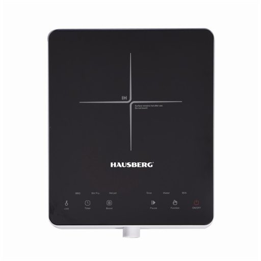 Hausberg HB-1526AB 2000W fekete  elektromos egylapos indukciós főzőlap érintésvezérléssel