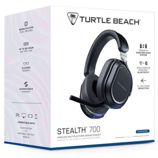 Turtle Beach TBS-3101-05 Stealth 700PS GEN3 PS4/PS5/PC vezeték nélküli fekete gamer headset