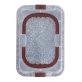   Blaumann BL-3891 Cera Stone Collection 36,5x24,5x5,5 cm tepsi fedővel