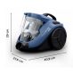   Rowenta RO3721EA Compact Power Cyclonic kék porzsák nélküli porszívó
