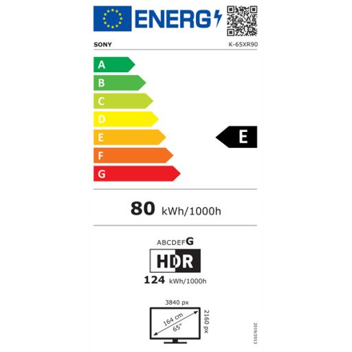 Sony 65" K65XR90PAEP 4K UHD Smart Mini LED TV