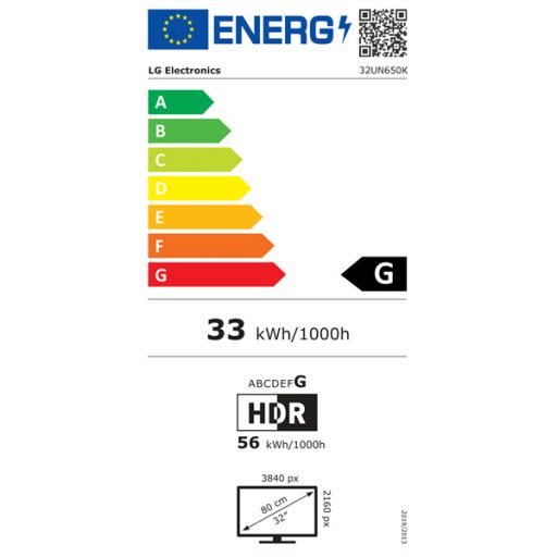 LG 32" 32UN650K-W.AEU UHD IPS HDMI/DP monitor