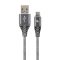 Gembird CC-USB2B-AMCM-1M-WB2 Premium 1m USB Type-C szürke-fehér töltő-és adatkábel