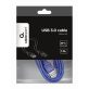   Gembird CCP-USB3-AMAF-6 High End 1,8m USB-A (male) - USB-A (female) USB 3.0 kék bővítő kábel