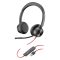 HP Poly Blackwire 8225 USB-C fekete headset