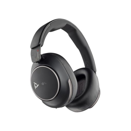 HP Poly Voyager Surround80 fekete vezeték nélküli fejhallgató +  USB-C/A adapter